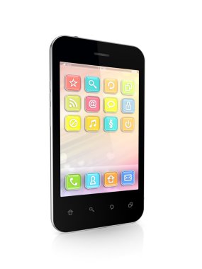 Modern cep telefonu.