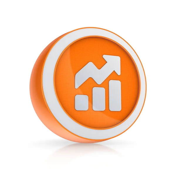 Graph icon. — Stock Photo, Image