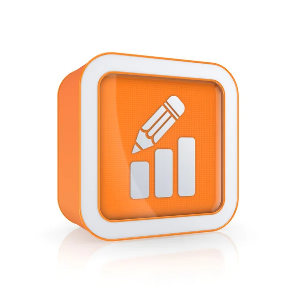 Graph icon. — Stock Photo, Image