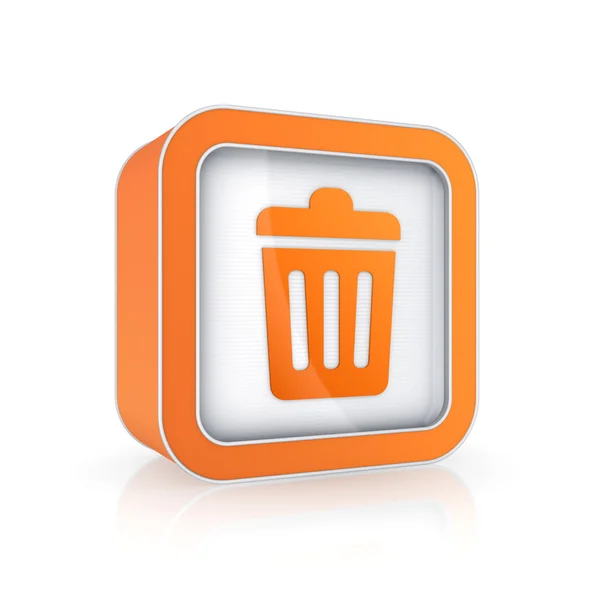 Trash can icon. — Stock Photo, Image