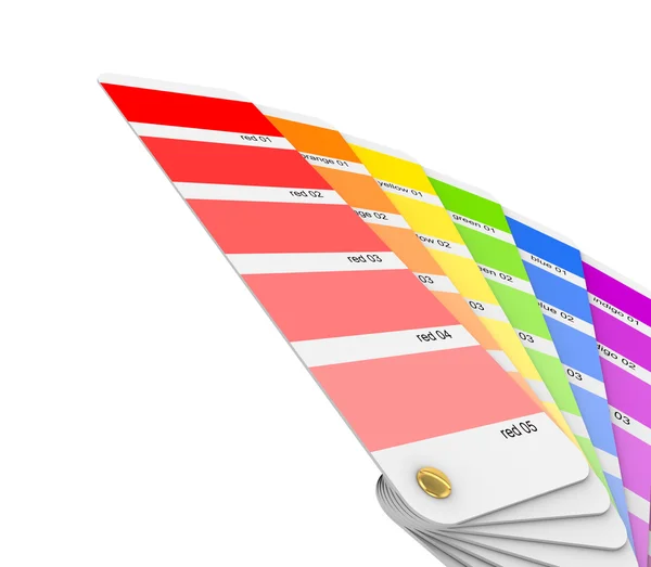 Vzorník barev. — Stock fotografie