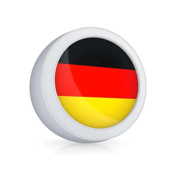 Icon with flag of Germany. — Stock Photo, Image