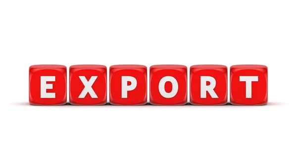 Exportación de palabras . — Foto de Stock