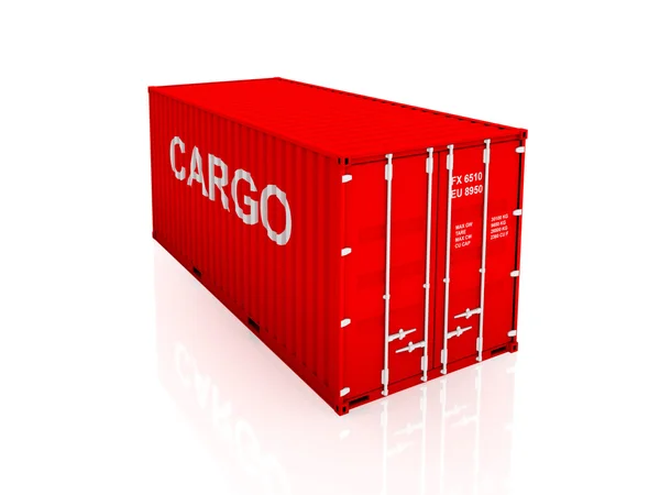 Red container. — Stock Photo, Image