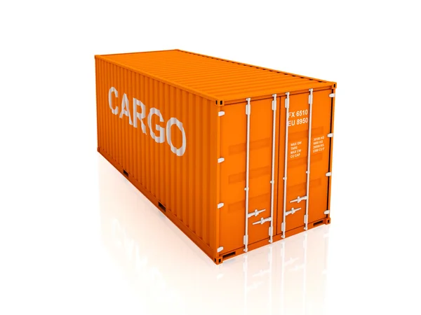 Oranje container. — Stockfoto