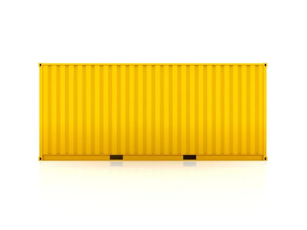 Pojemnik żółty. — Zdjęcie stockowe