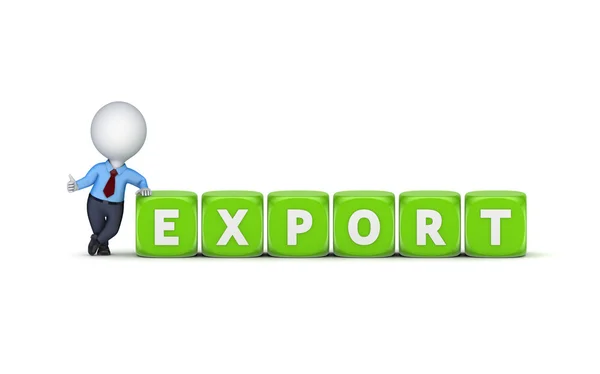 Exportkonzept. — Stockfoto