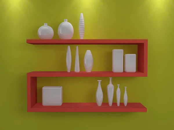 Modern shelves. — Stock Photo, Image