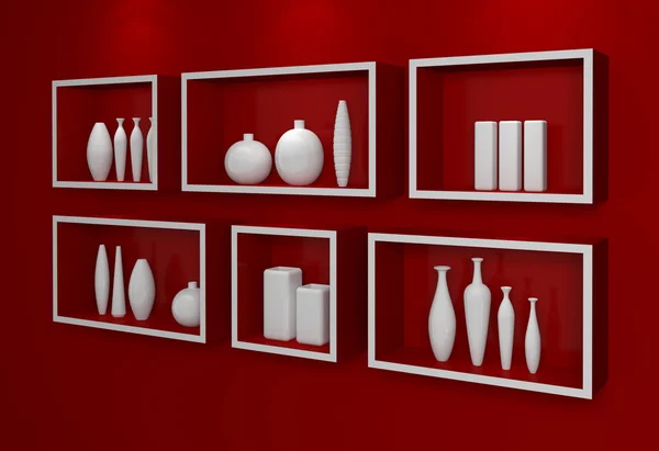 Modern shelves. — Stock Photo, Image