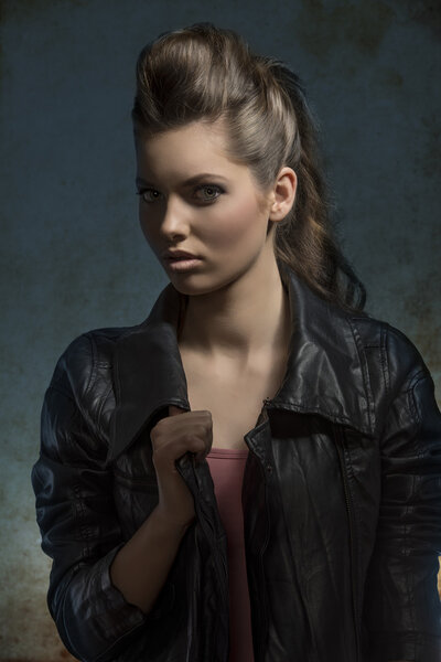 woman with modern fashion look