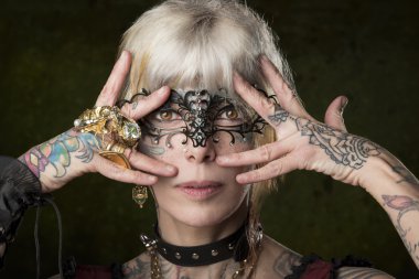 geçici dövme Gotik kız 