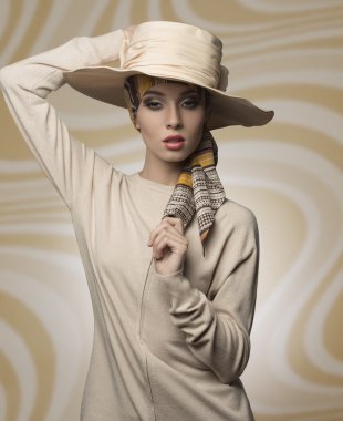 aristokrat moda stil olan kadın 