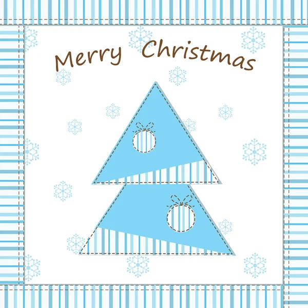 Christmas greeting card — Stock Vector