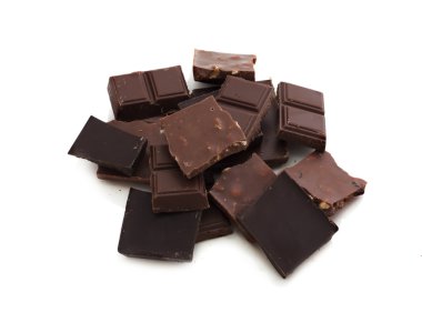 çeşitli kırık cholcolate