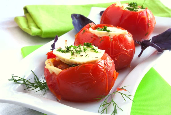 Stuffed tomatoes — Stock Photo, Image