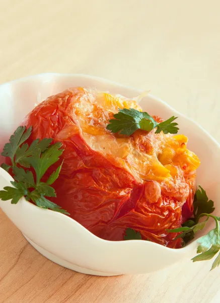 Stuffed tomato closeup — Stock Photo, Image