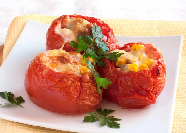 Stuffed tomatoes closeup — Stock Photo, Image