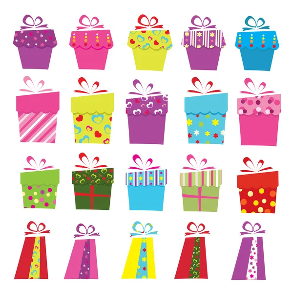 Coffrets cadeaux — Image vectorielle