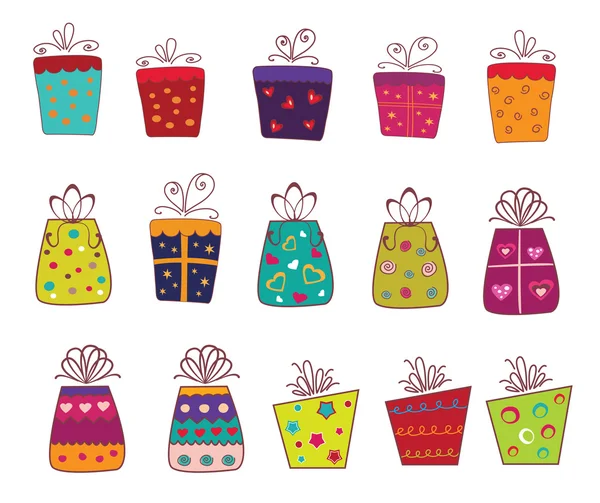 Coffrets cadeaux — Image vectorielle