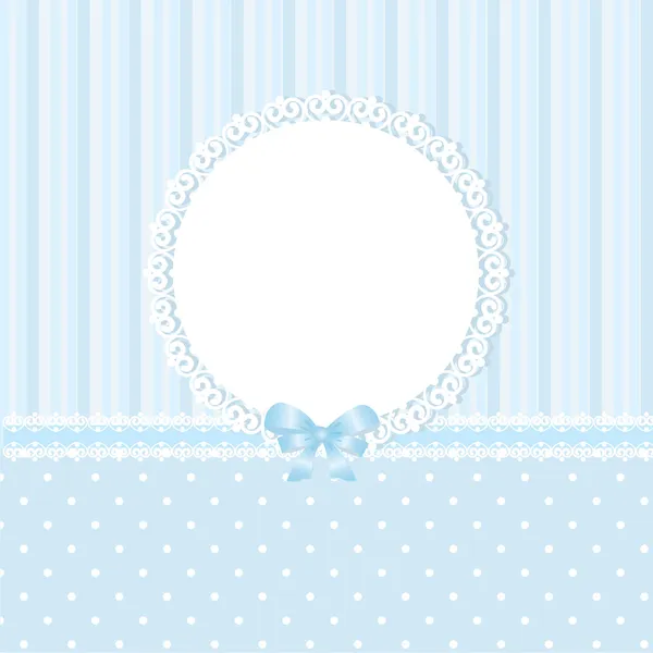 Bébé fond bleu — Image vectorielle