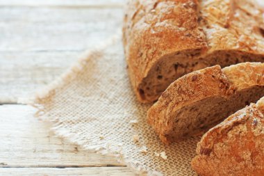 Kepekli ekmek yakın çekim