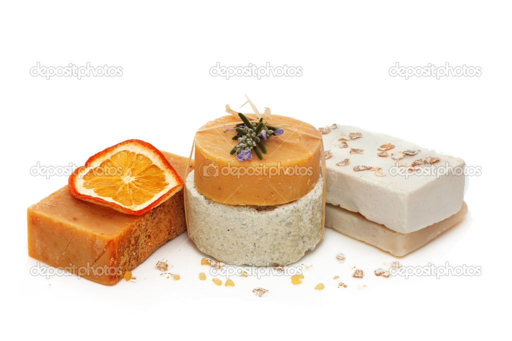 Set of handmade soap