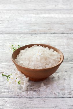 deniz tuzu ile toprak kap