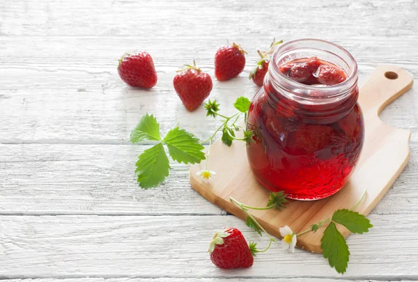 Marmellata di fragole — Foto Stock