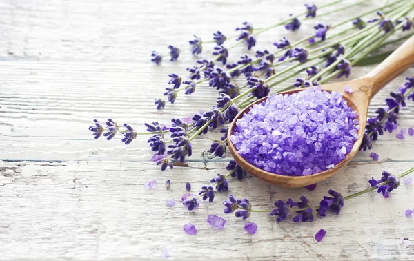 Lavender spa background — Stock Photo, Image