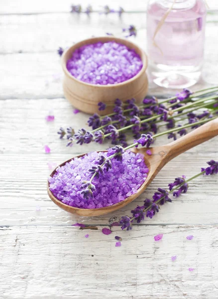 Lavender spa background — Stock Photo, Image