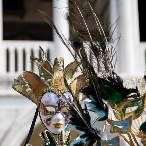 Venetiansk karneval mask — Stockfoto