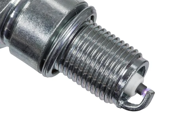 Spark plug, isolado no fundo branco — Fotografia de Stock