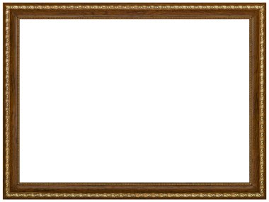 resim çerçevesi, izole kırpma yolu ile beyaz arka plan üzerinde