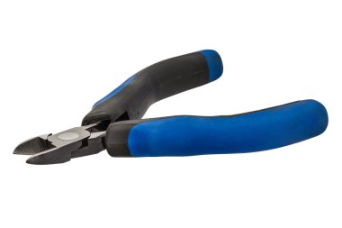 izole kırpma p ile beyaz arka plan üzerinde pense, El aracını,