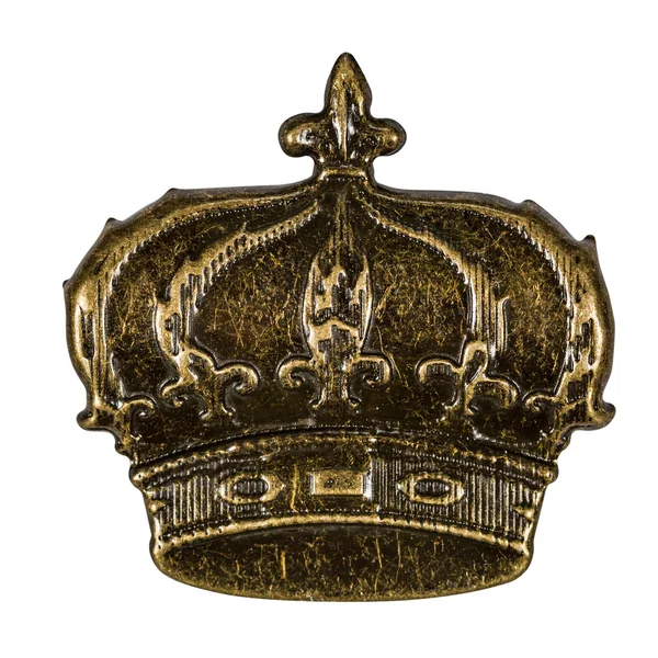 Crown, elemento para scrapbooking, isolado em um fundo branco , — Fotografia de Stock