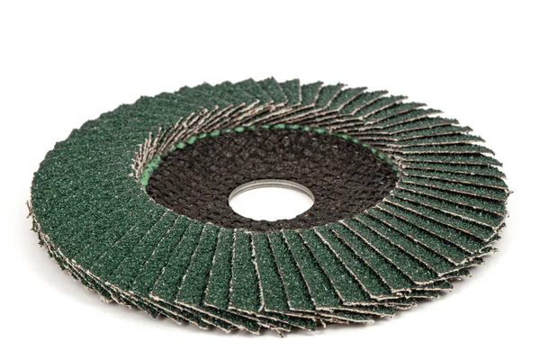 Abrasive Flap Disc Isolated White Background — Stock Photo, Image