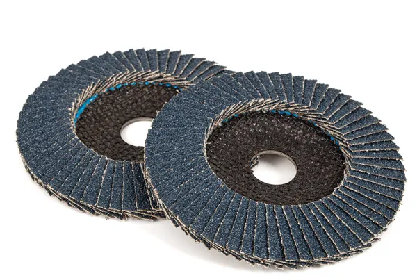 Abrasive Flap Disc Isolated White Background — Stock Photo, Image