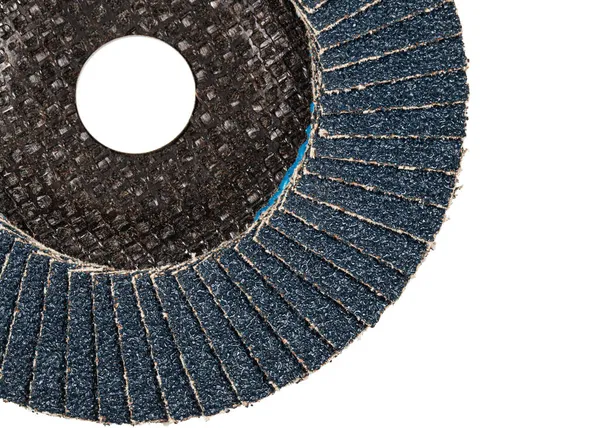 Abrasive Flap Disc Isolated White Background — Stock Photo, Image