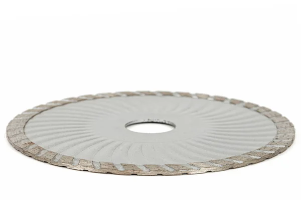 Cutting Disk Diamonds Diamond Disc Concrete Isolated White Background — Stock Photo, Image