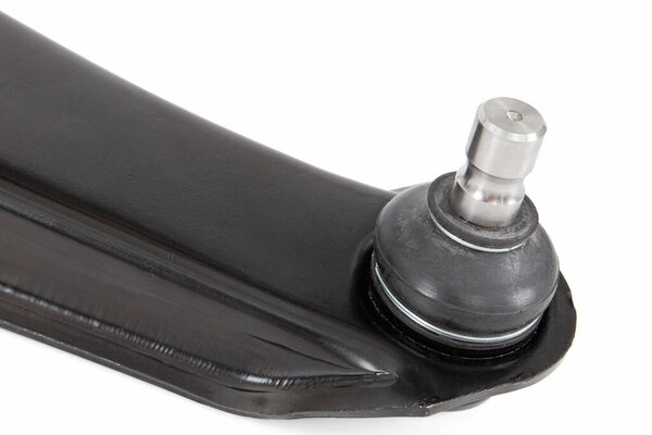 Car suspension arm ball joint isolated on white background