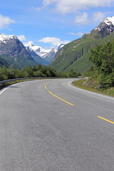 Noorse snelweg — Stockfoto