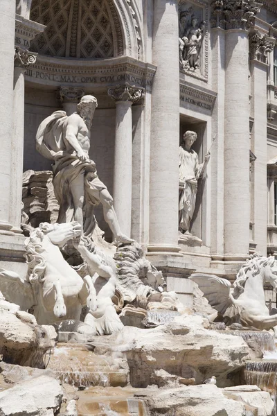 Oceanus w fontannie di Trevi Rome — Zdjęcie stockowe