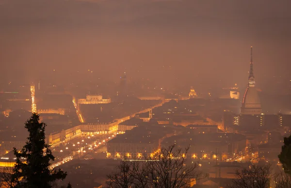 Mole Antonelliana by night — Stock Photo, Image