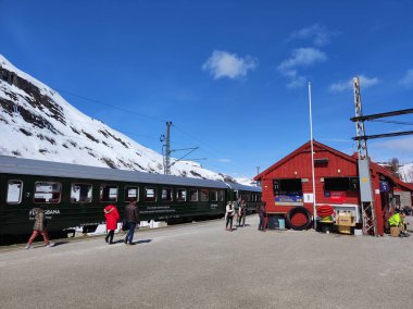 Myrdal, Norveç: 3 Mayıs 2022 - Flam Treni