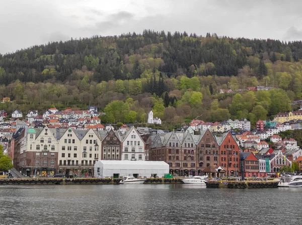 Bergen Norway May 2022 Bryggen — Zdjęcie stockowe