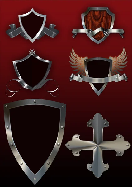Shields collection. — Stock Photo, Image