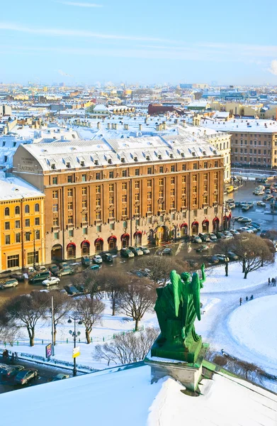 俄罗斯圣彼得堡的顶视图 — 图库照片