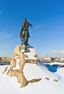 Bronz atlı anıt, st. petersburg, Rusya Federasyonu