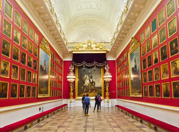 The 1812 War Gallery in the Hermitage — Stock Photo, Image