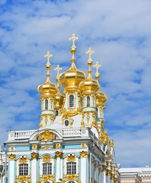 Die catherine palace kapelle — Stockfoto